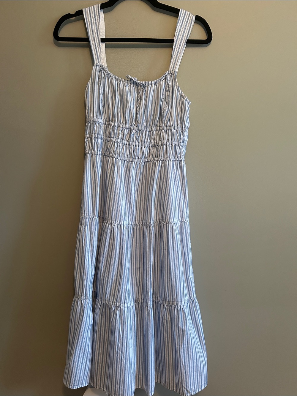 Aritzia Blue and White Striped Sundress (Sunday Best)